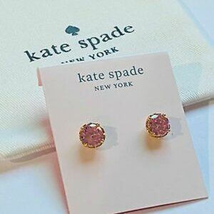 BNWT Pink & gold Kate Spade Earrings